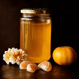 raw orange blossom honey